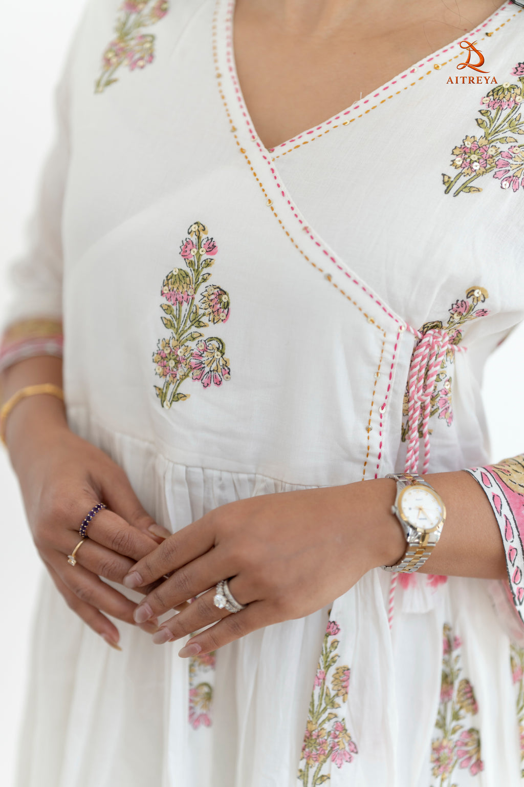 Gulnaar Ivory Grace Kurta Set
